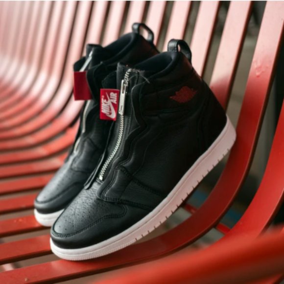 jordan 1 zip black